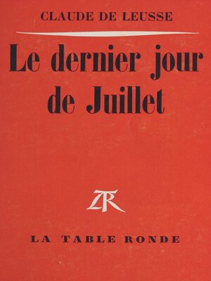 cover image of Le dernier jour de juillet